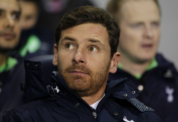 Tottenham Hotspur's Portugese manager Andre Villas-Boas gestures during the English Premier League football match between Tottenham Hotspur and Liverpool at White Hart Lane in London, England, on December 15, 2013. Liverpool won 5-0. AFP PHOTO/IAN KINGTON - RESTRICTED TO EDITORIAL USE. NO USE WITH UNAUTHORIZED AUDIO, VIDEO, DATA, FIXTURE LISTS, CLUB/LEAGUE LOGOS OR ?LIVE? SERVICES. ONLINE IN-MATCH USE LIMITED TO 45 IMAGES, NO VIDEO EMULATION. NO USE IN BETTING, GAMES OR SINGLE CLUB/LEAGUE/PLAYER PUBLICATIONS.