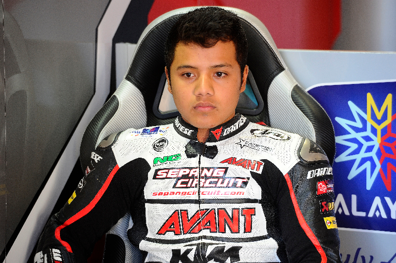 Amirul Hafiq Azmi (born 8 December 1996 in Kuala Lumpur, Malaysia) is a Malaysian Grand Prix motorcycle racer. He has also previously competed in the Red Bull MotoGP Rookies Cup and the CEV Moto3 series.