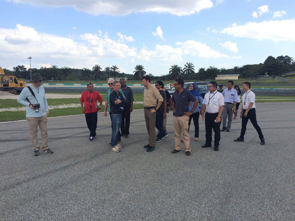 Final track inspection held at Sepang International Circuit