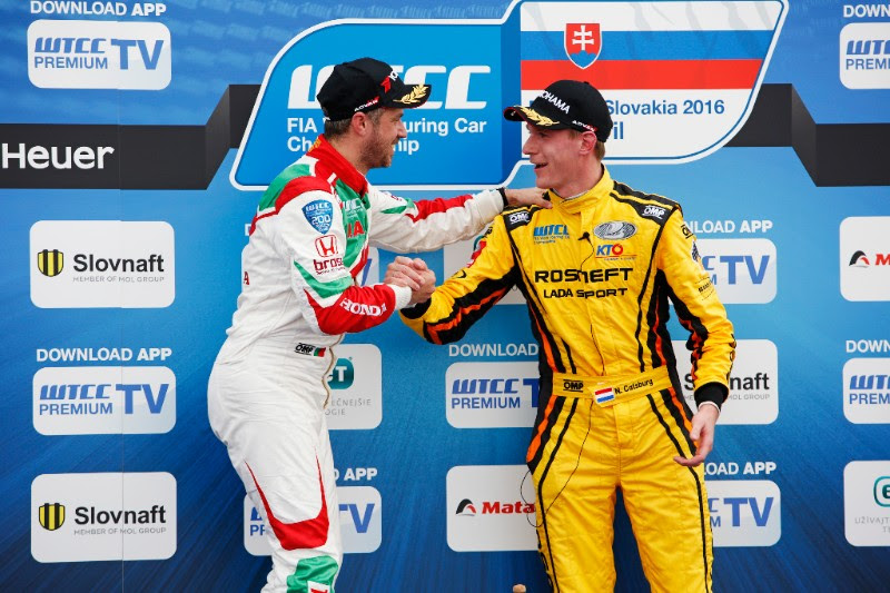 A podium was a great result in the Main race for the Russian team, Catsburg’s first visit to the podium in his short LADA SPORT ROSNEFT and Touring Car career.