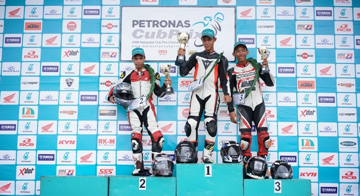 PETRONAS Sprinta Pro-Am Cup podium