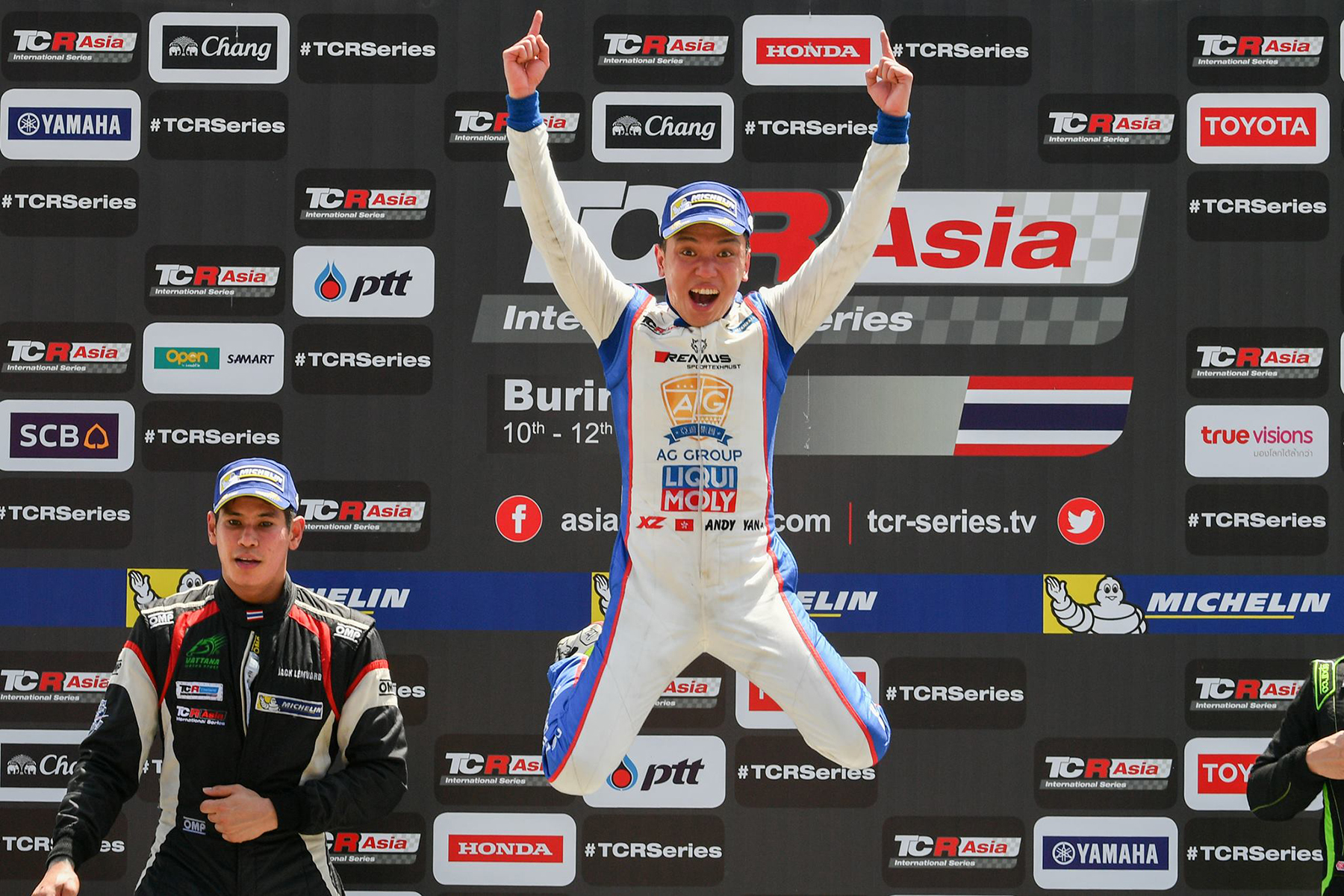 Andy Yan (born 21 October 1983) is a Hong Kong racing driver currently competing in the TCR Asia Series and Chinese Touring Car Championship. Yan began his career in 2011 in the Chinese Touring Car Championship, he won the championship in 2011 and 2013, he ended 2nd in 2012 and 3rd in 2014.