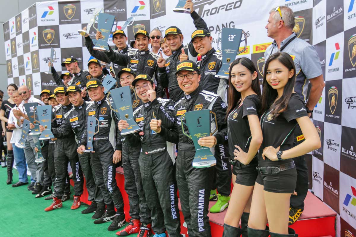 Local racer takes first on the podium as the Lamborghini Blancpain Super Trofeo returns to Sepang in style.
