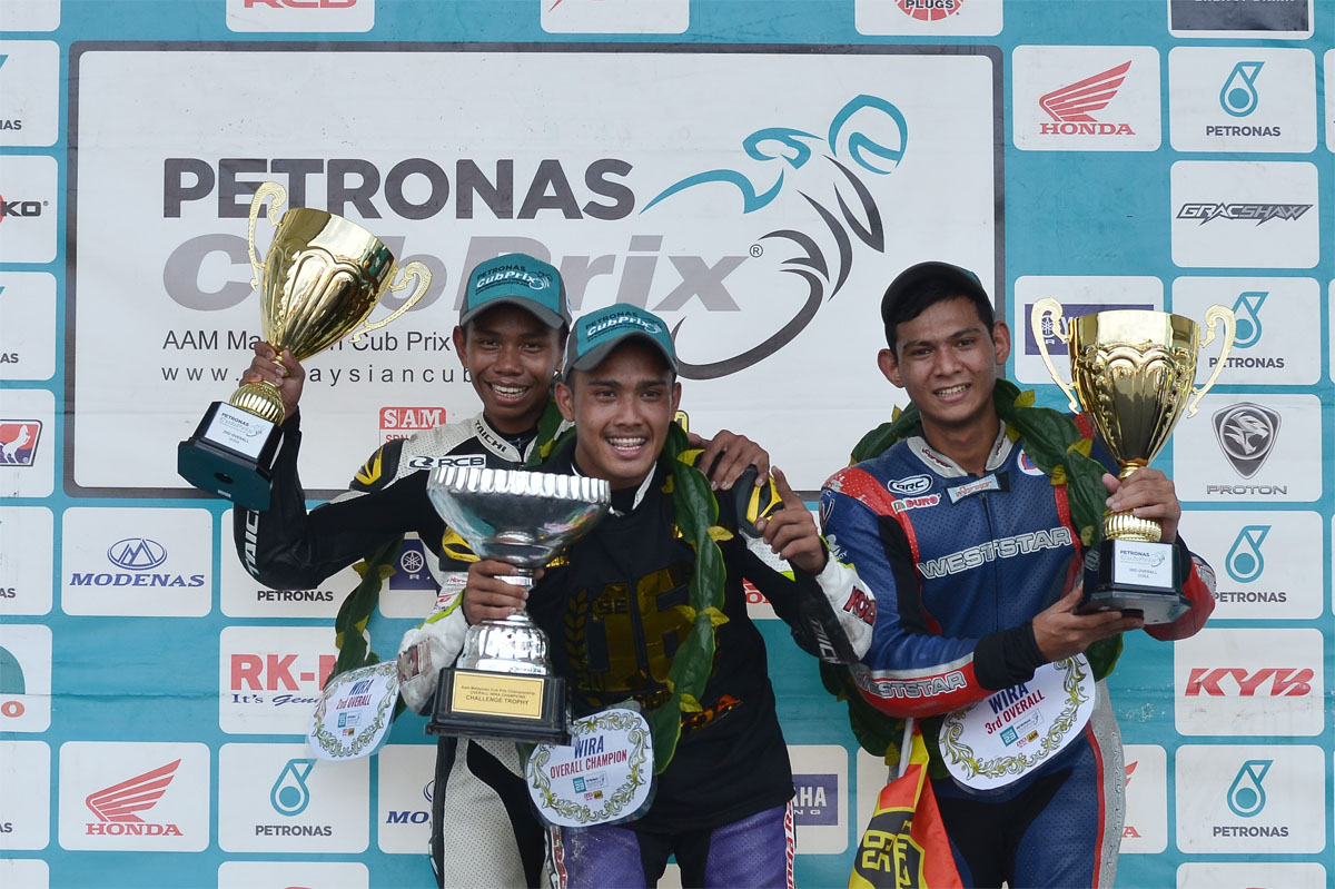 2016 Malaysian Cub Prix Championship Final Round Taiping - Overall WIRA Podium Winner