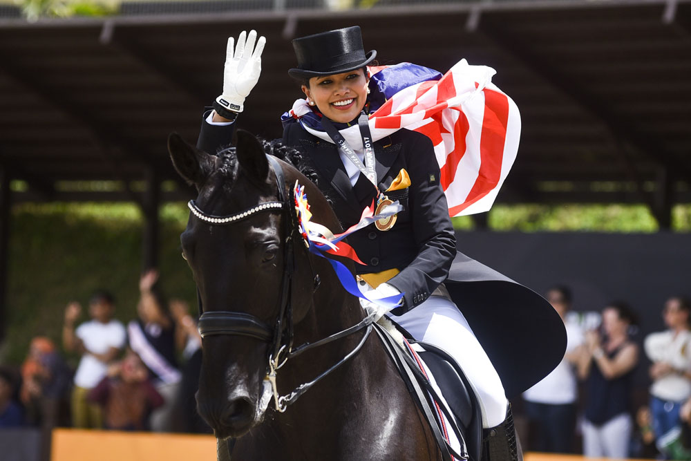 29th SEA Games KL2015 Equestrian Dressage Jumping Malaysia - Quzandria Nur Mahamad Fathil