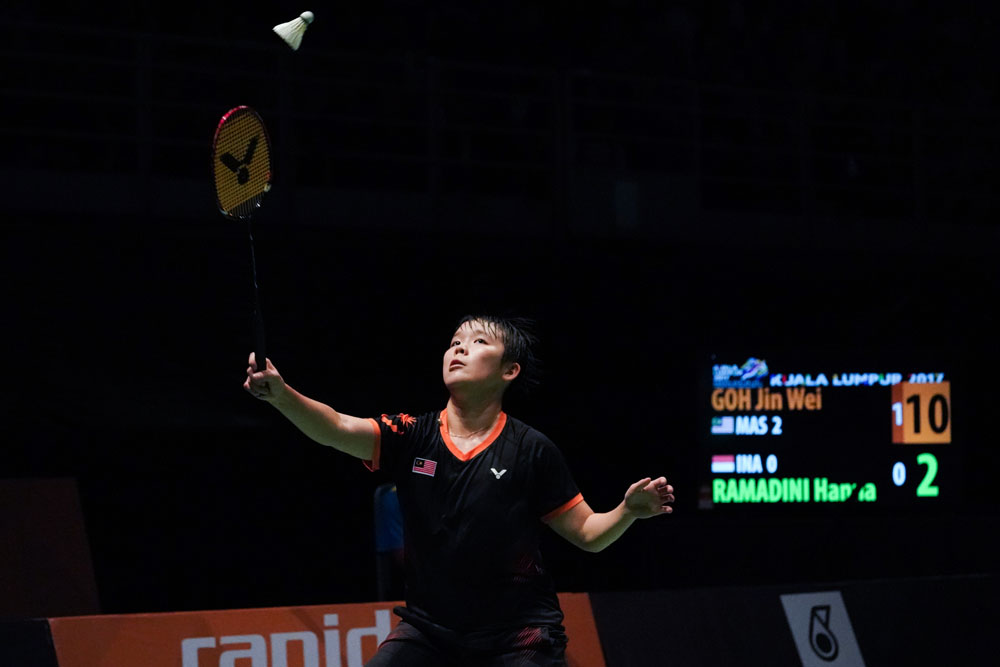 29th SEA Games KL2017 Badminton - Womens Single - Malaysia - Goh Jin Wei