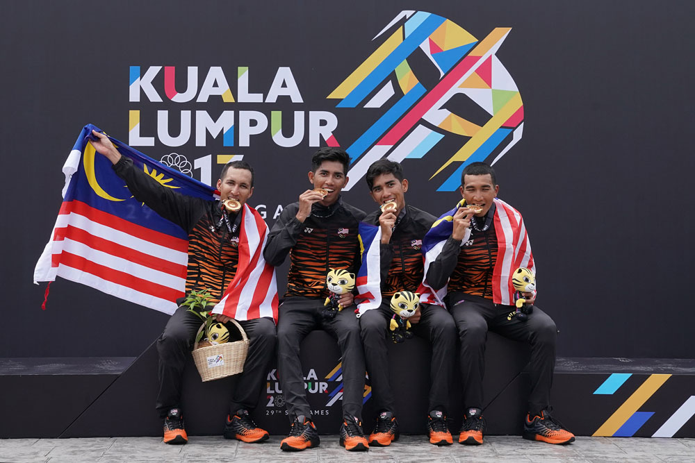 29th SEA Games KL2017 Cycling Mens Team Time Trial Gold Medal - Malaysia