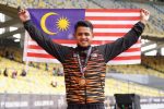 9th ASEAN Para Games KL2017 – 200M Men T12 Gold Medallist – Malaysia Muhd Afiq