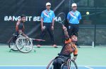 9th ASEAN Para Games KL2017 – Tennis Wheelchair Men’s Doubles – Malaysia – Mohamad Firdaus (left) & Mohamad Yusshazwan