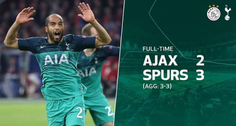 Tottenham Goals V Ajax Lucas Moura Hat-trick the Miracle 