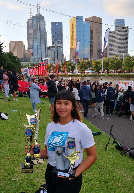 Aaliyah made history to be first Asian winner at the Moomba Masters Sports247