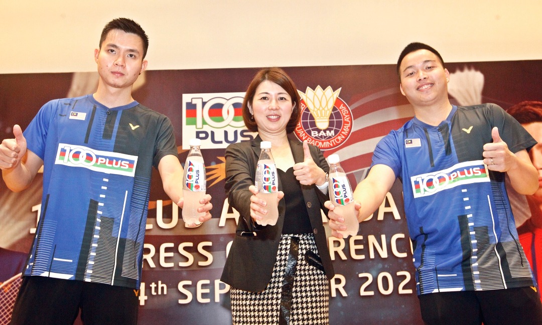 100plus Sign Up Aaron Chia Soh Wooi Yik As Brand Ambassadors Sports247